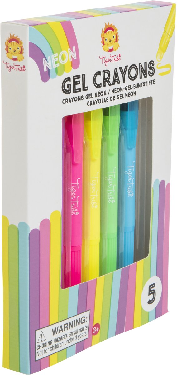 Selecta Neon-Gelstifte, 5 Stk.