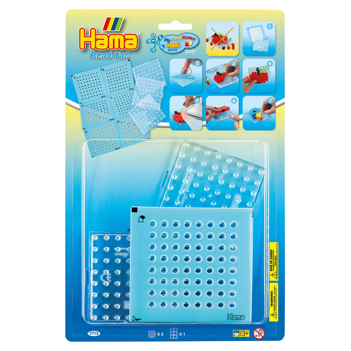 Hama Maxi Bead-Tac Bügelperlenbretter, 3-tlg.