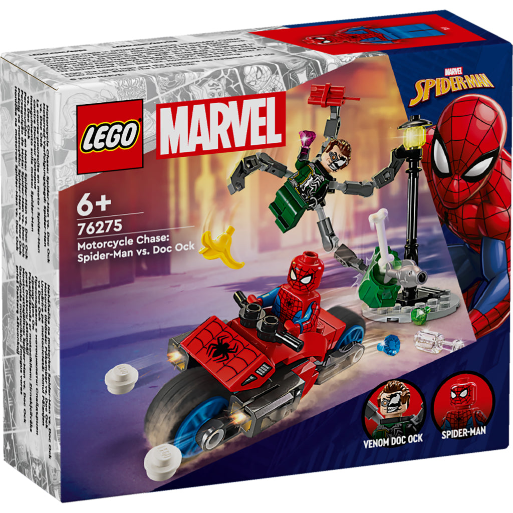 LEGO LEGO Super Heroes 76275 Motorradverfolgung: Spider-Man gegen Doc Ock