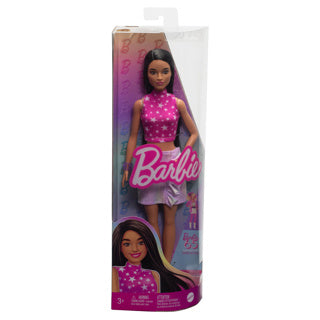 Barbie-Puppe Fashionista rosa Pullover dunkles Haar