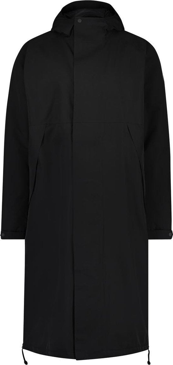 Agu winter city slicker regenjas urban outdoor - zwart - xl - dames heren