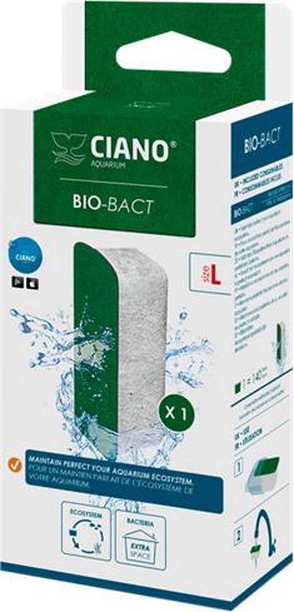 Ciano große Ersatzpads für Aquarienfilter CFBI150 und CFBI250 – Typ: Bio-Bact