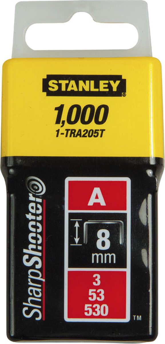 Stanley Heftklammern 14 mm Typ A – 1000 Stück