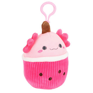 Pluchiez Schlüsselanhänger Plüsch Cupcake 10 cm 3 sortiert | 6 Stück