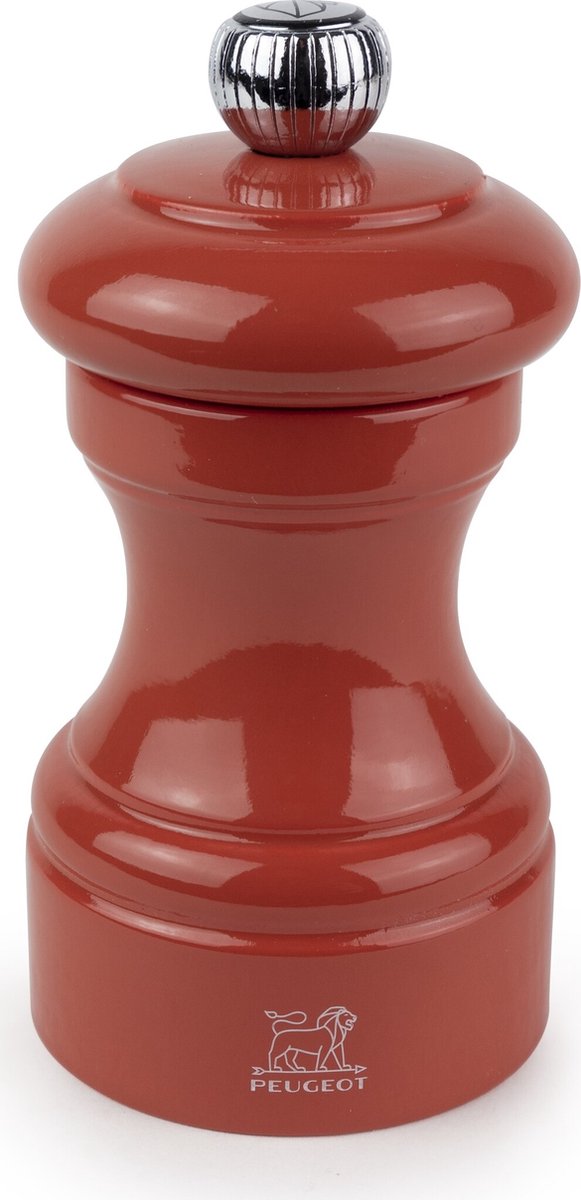 Peugeot Bistro Pfeffermühle 10 cm – Terrakotta – PEFC-Holz