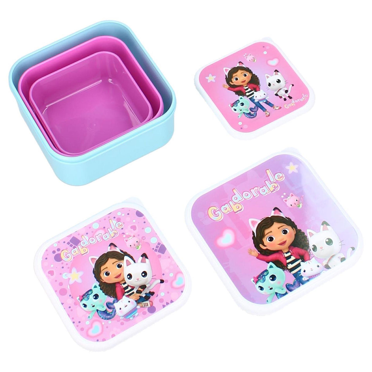 Vadobag Snackbox-Set Gabby's Dollhouse 3-teilig