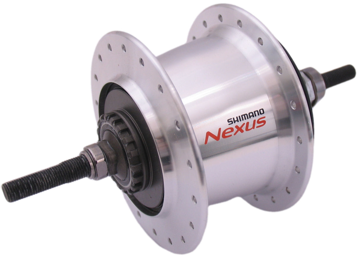 Shimano Nabenschaltung 7 Gang Nexus 7 SG-C3001 für Rollenbremsen Felgenbremse 36 Löcher – Silber