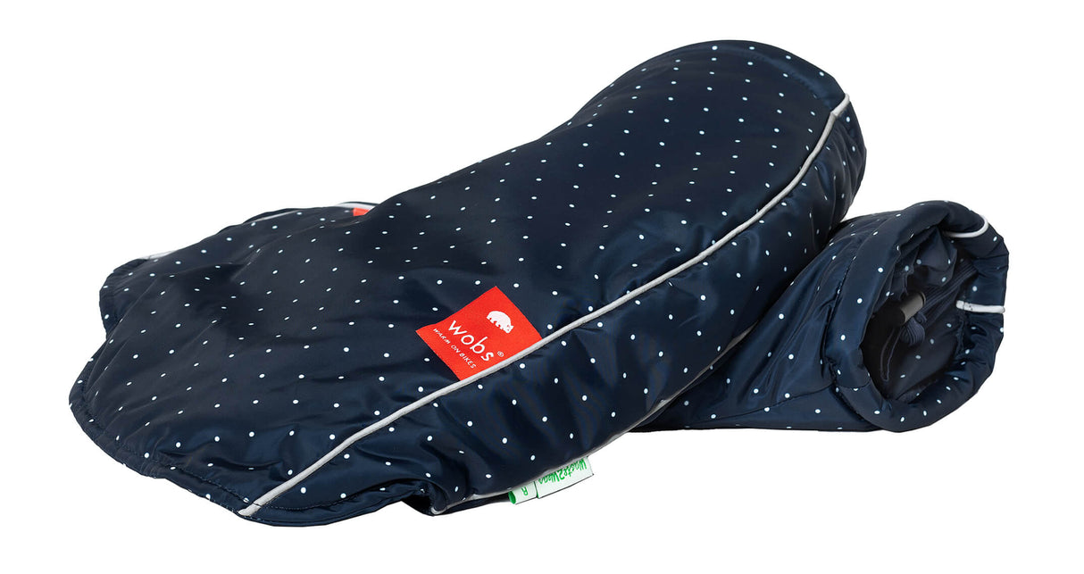 Wobs Handärmel Polka Dots Navy