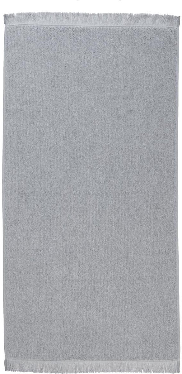 Vtwonen groove badhanddoek - antraciet - 70 x 140 cm