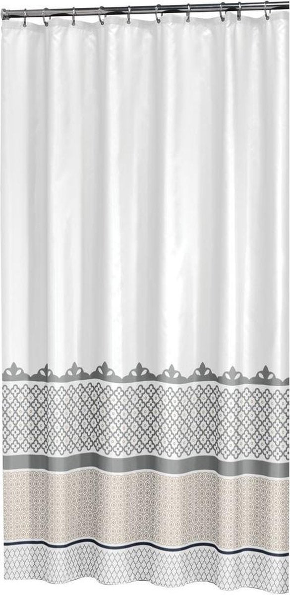 Dichtungsfellduschvorhang Marrakesch 180 cm Silber 235281318