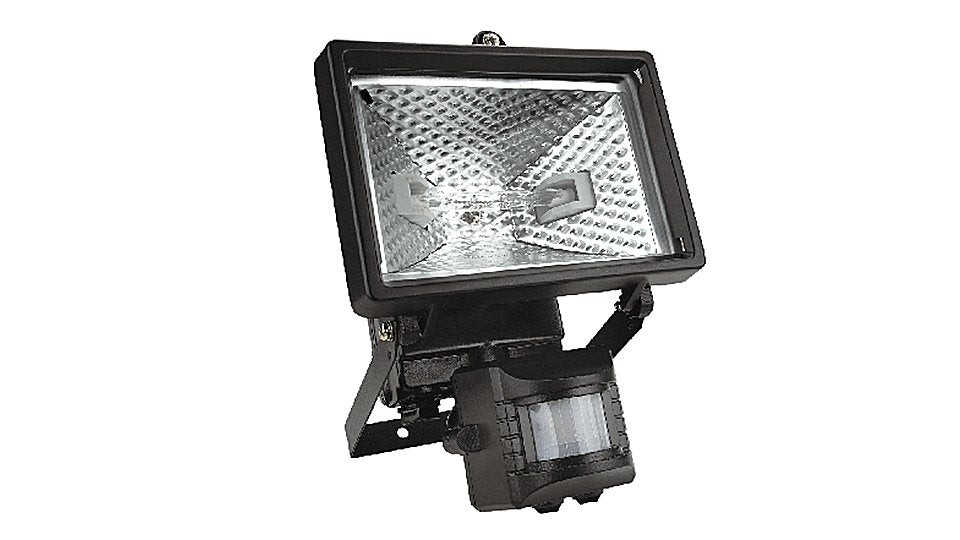 Topex Topex 94W022 Baulampe + Sensor 150W Schwarz, IP 44