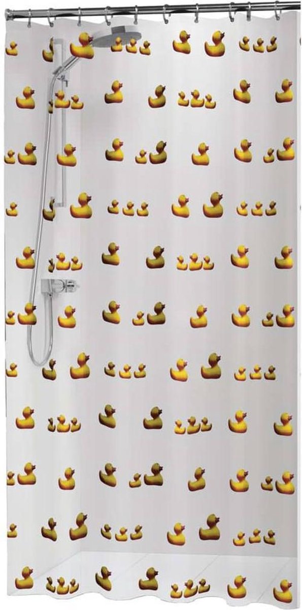 Dichtungsfeuchen -Duschvorhang Ducking 180x200 cm Gelb