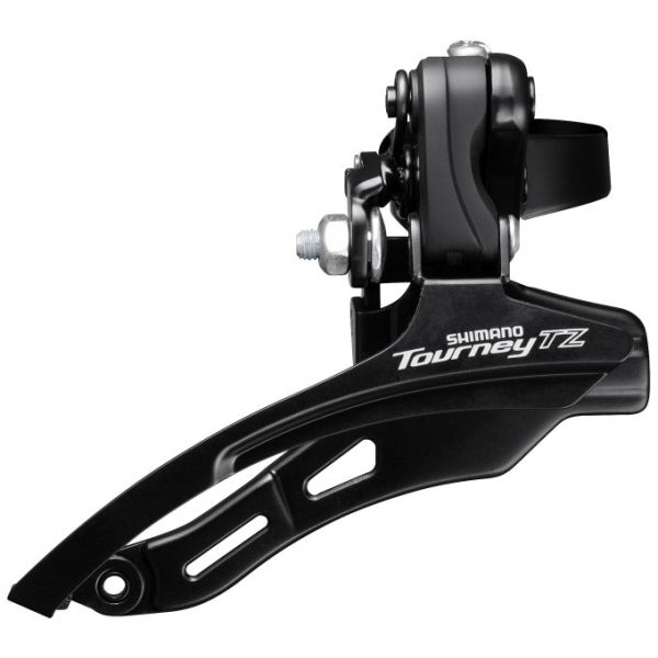 Shimano Umwerfer Tourney TZ FD-TZ500 – 6 7 Gänge – Down Swing – Top Pull – hohe Klemme ø28,6 mm – 42 Zähne