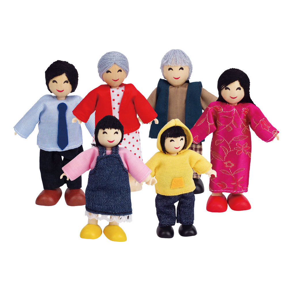 Hape Dollhouse Asiatische Familie
