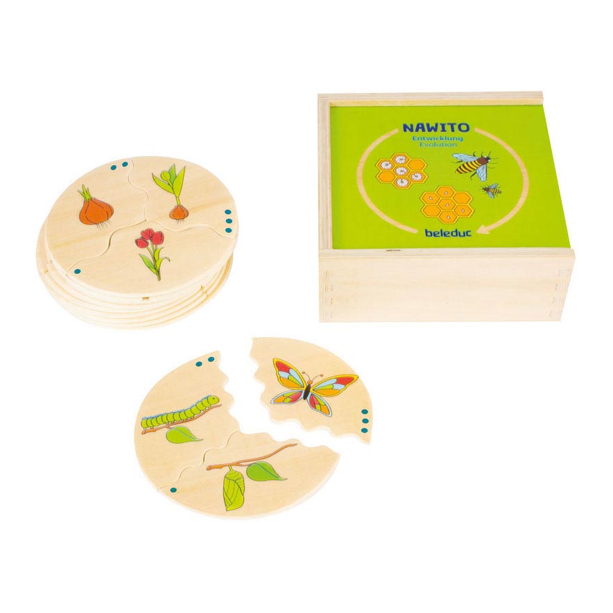 Beleduc Nawito Nature Evolution Kinderspiel aus Holz