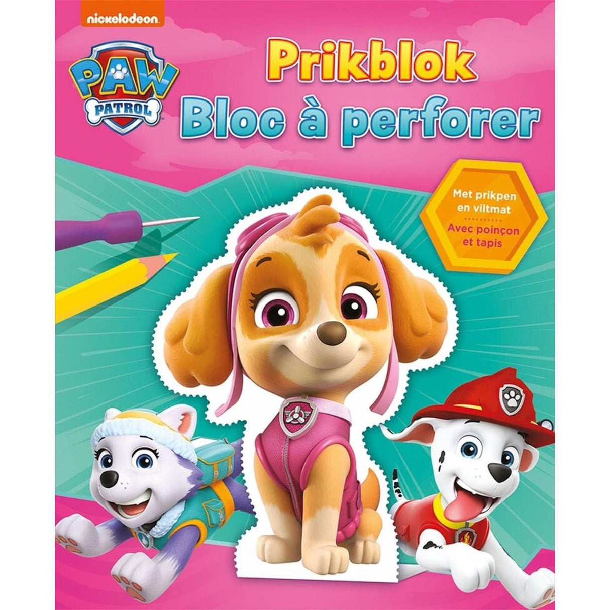 Deltas Paw Patrol Pin-Pad rosa