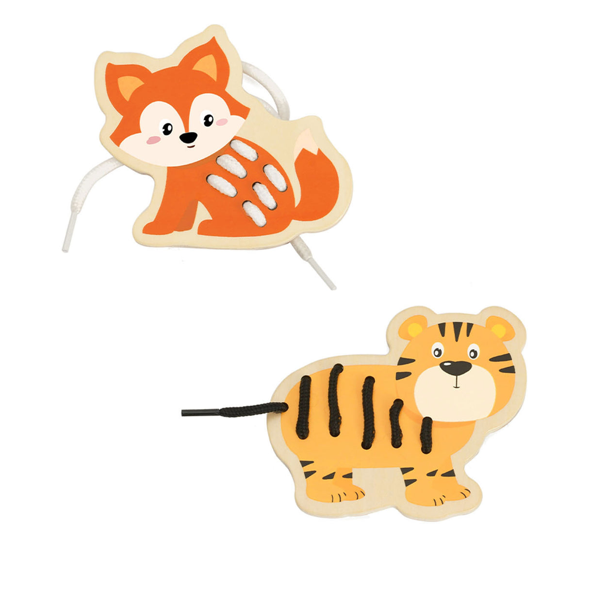 Klassisches Weltpuzzle „Wilde Tiere“, 10 Teile.