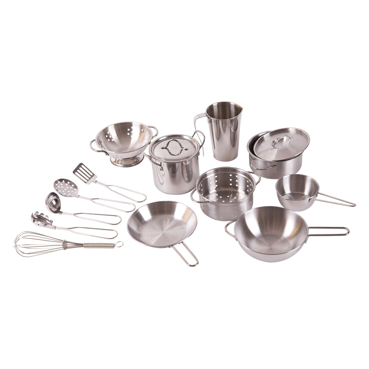 Classic World World World Edelstahlpfanne Set, 15dlg.
