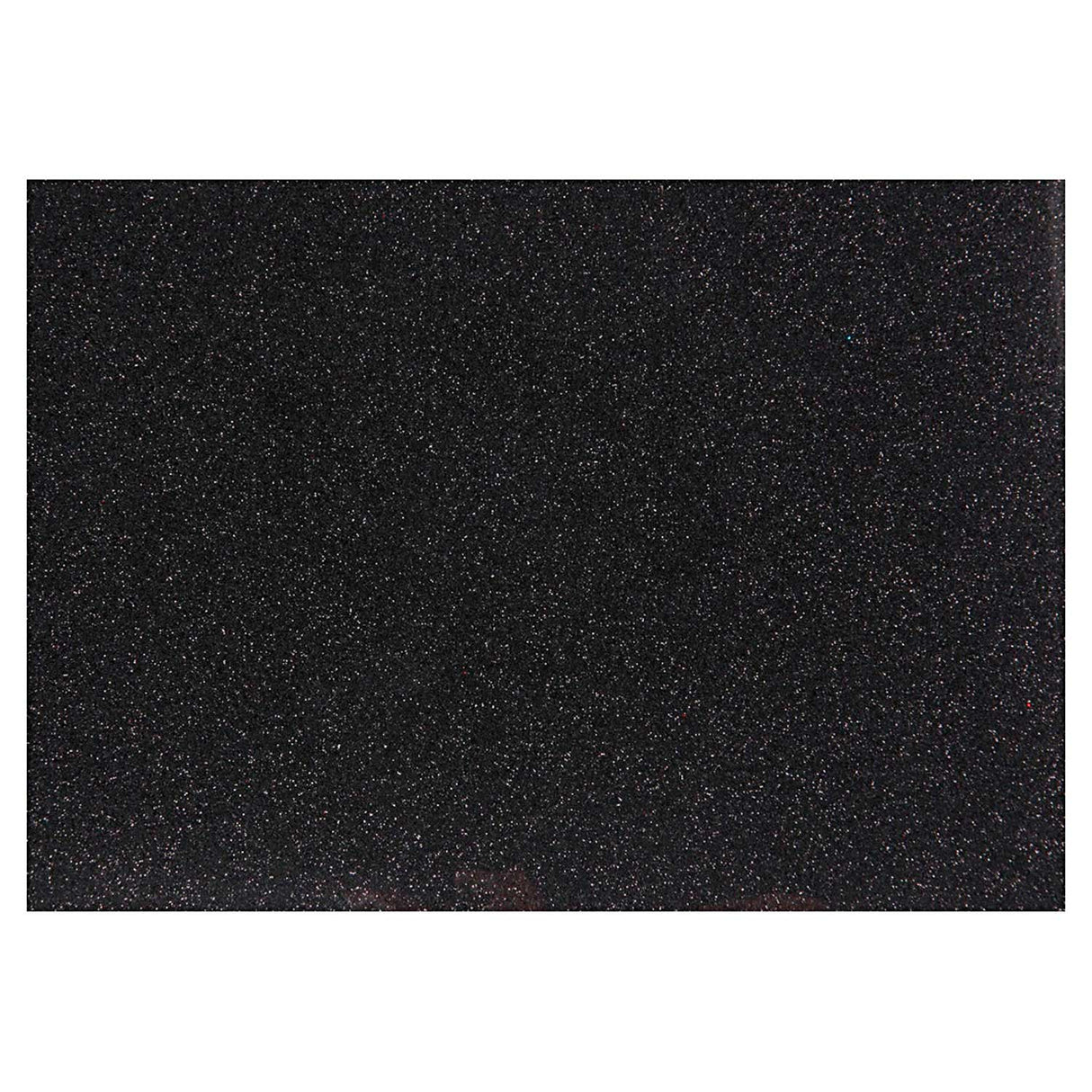 Creativ Company Bügelfolie Glitzer schwarz, A5