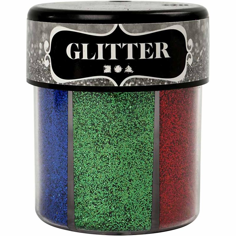 Kreativfirma Glitzerfarbe, 6x13gr