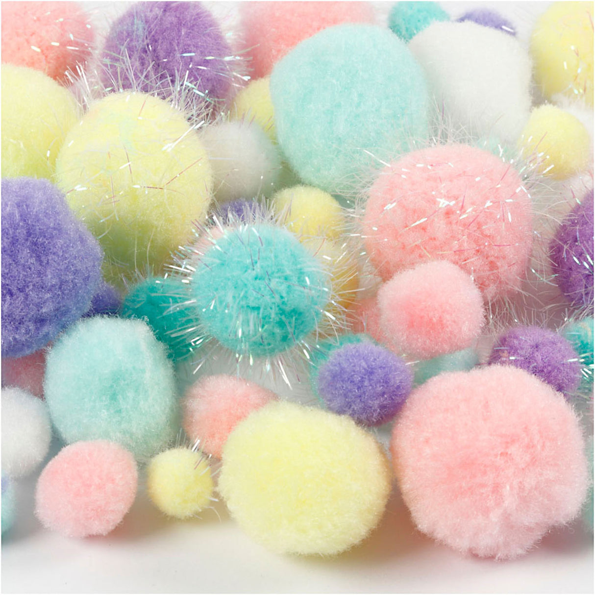 Creativ Company Pompons Pastellfarben, 400gr.