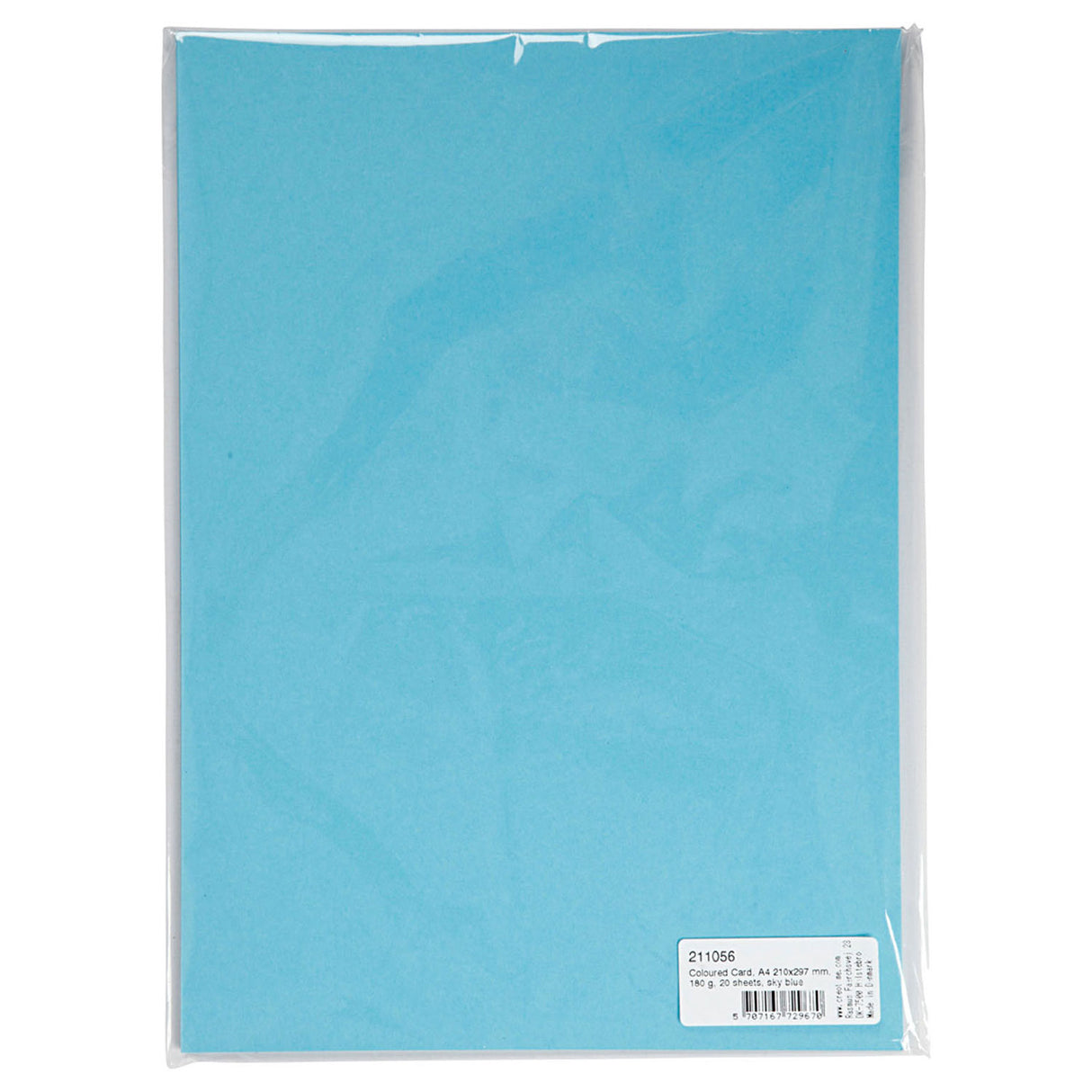 Creativ Company Colored Papp Sky Blue A4, 20 Blätter