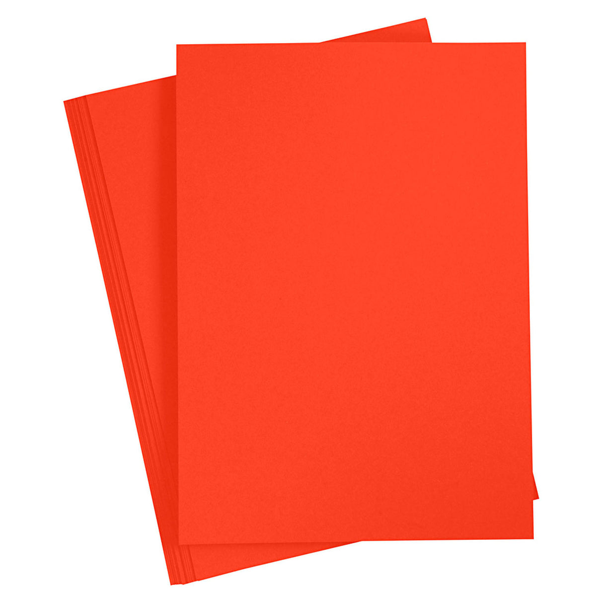 Creativ Company Farbkarton leuchtend rot A4, 20 Blatt