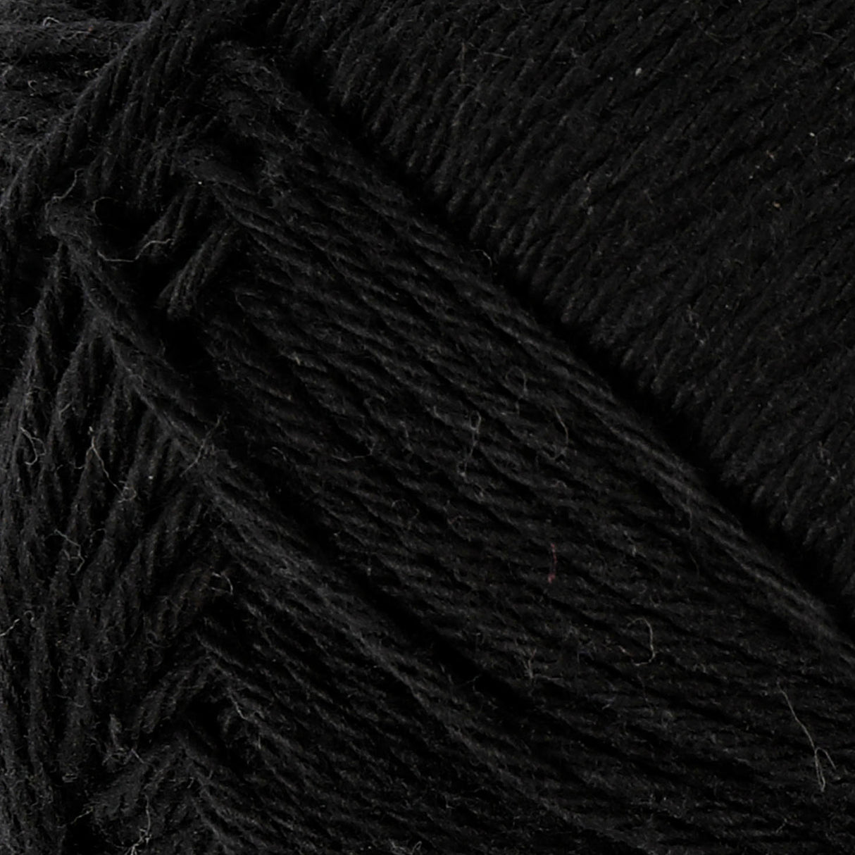 Creativ Company Baumwollgarn, schwarz, 50gr, 170m