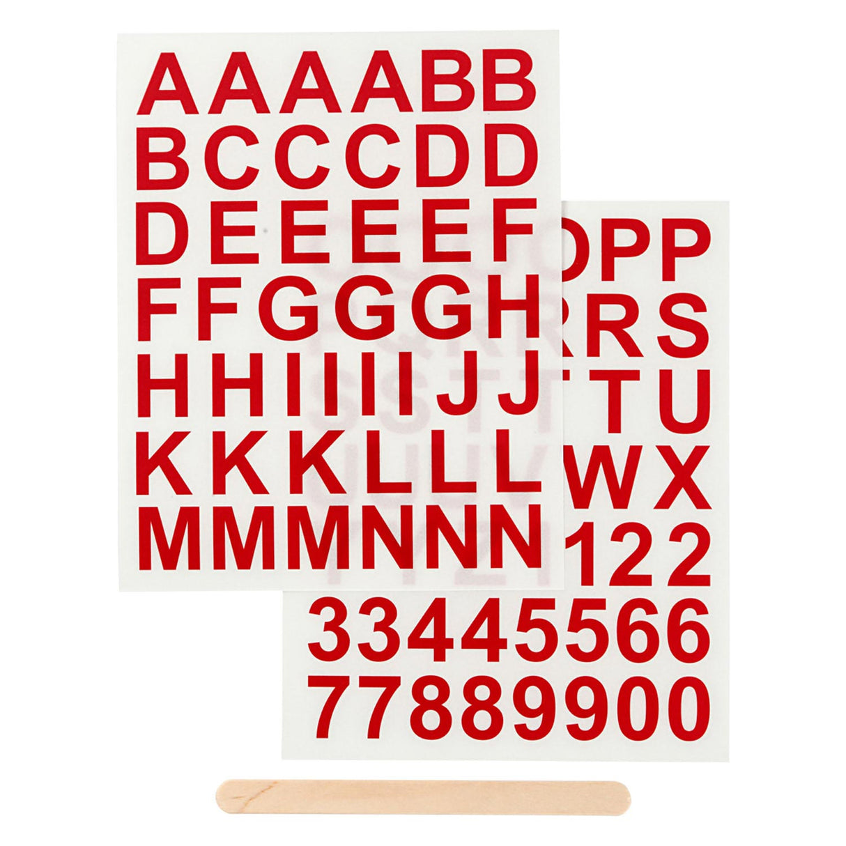 Creativ Firmenaufkleber Buchstaben Zahlen