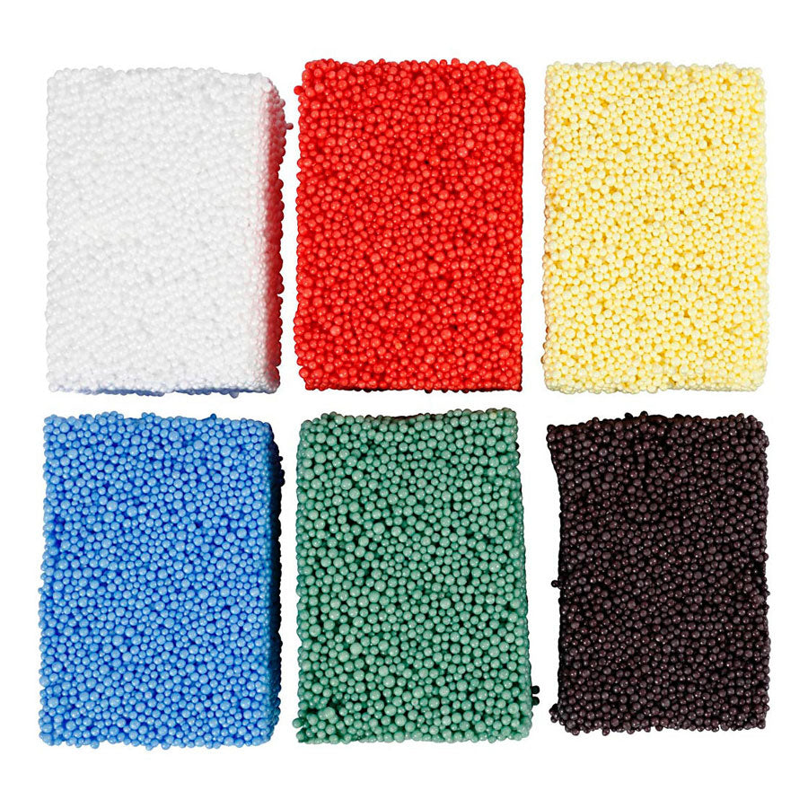Creativ Company Soft Foam Clay Standardfarben, 6x10gr.