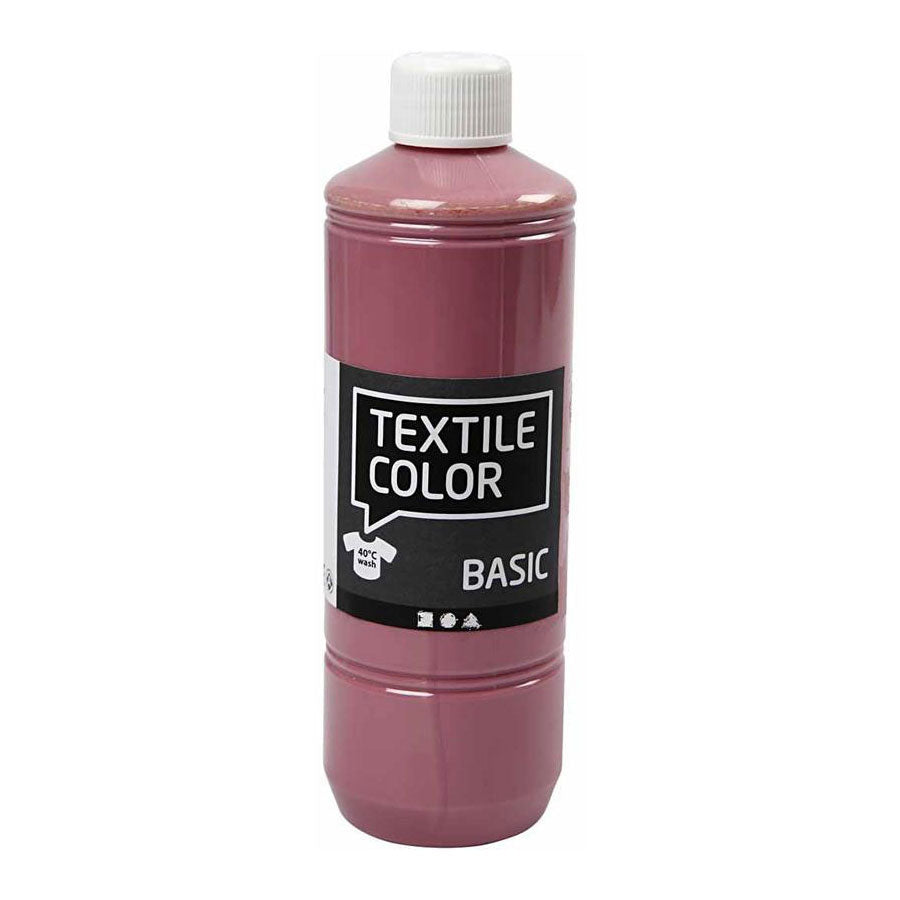 Kreativfirma Textilfarbe Farbe - Dunkelrosa, 500 ml