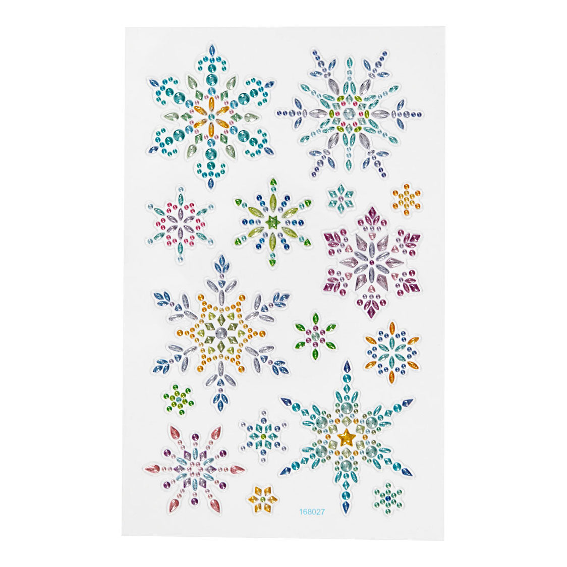 Kreativfirma Diamant Sticker Eiskristalle, 1 Blatt