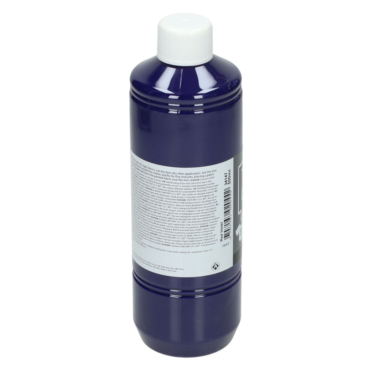 Kreativfirma Textilfarbe Semi -Covering Textil Paint - Red Purple, 500 ml