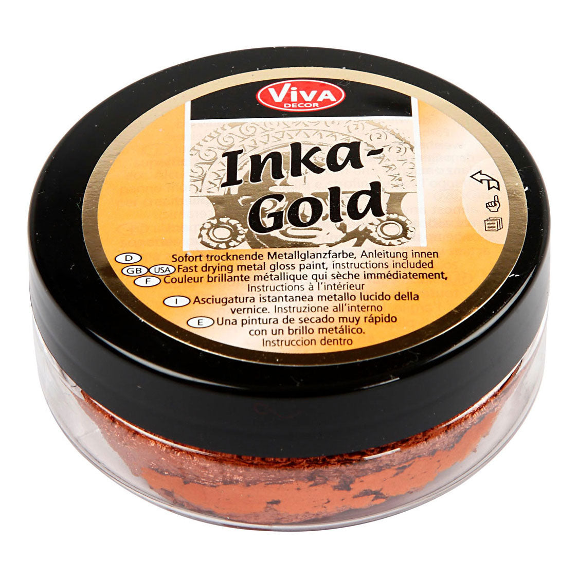 Kreativfirma Inka -gold Glosswax - Kupfer, 50 ml