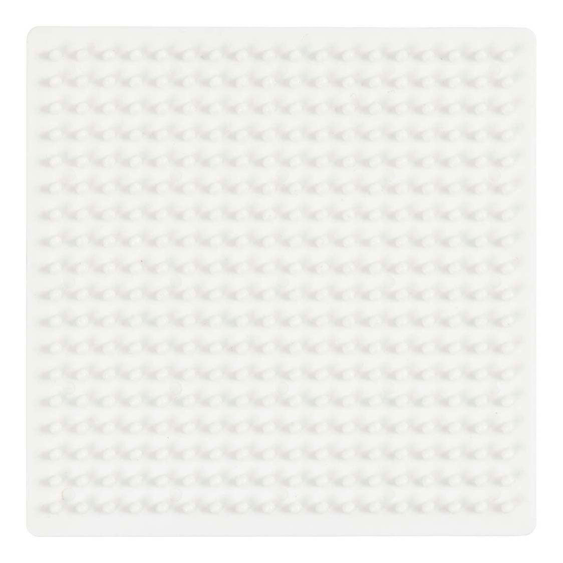 Creativ Company Nabbi Biobeads Grundplatte, quadratisch, Größe 9,5x9,5 cm, mittel, 1 Stück