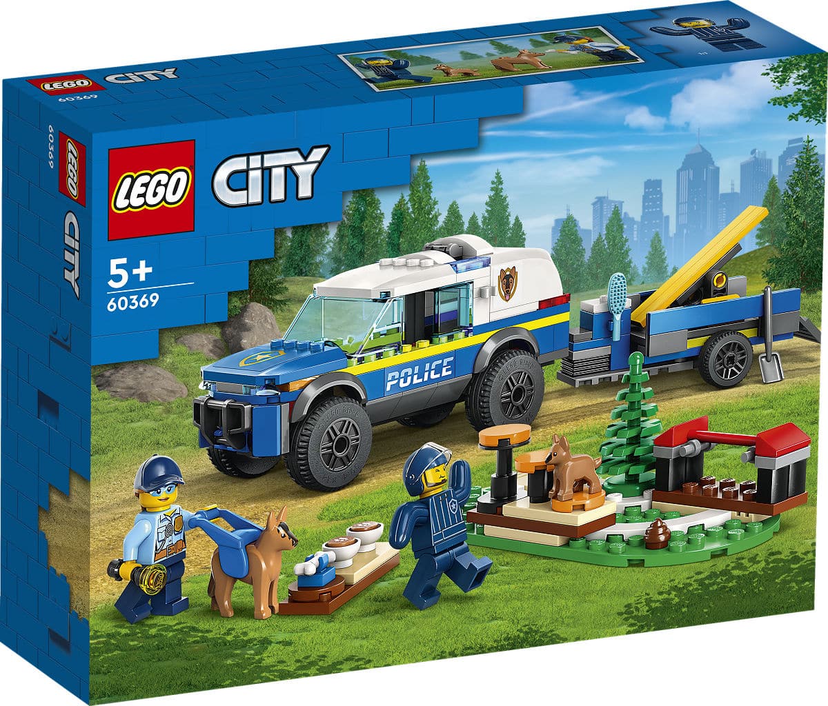 Lego City - 60369 Mobiles Trainingsset für Polizeihunde