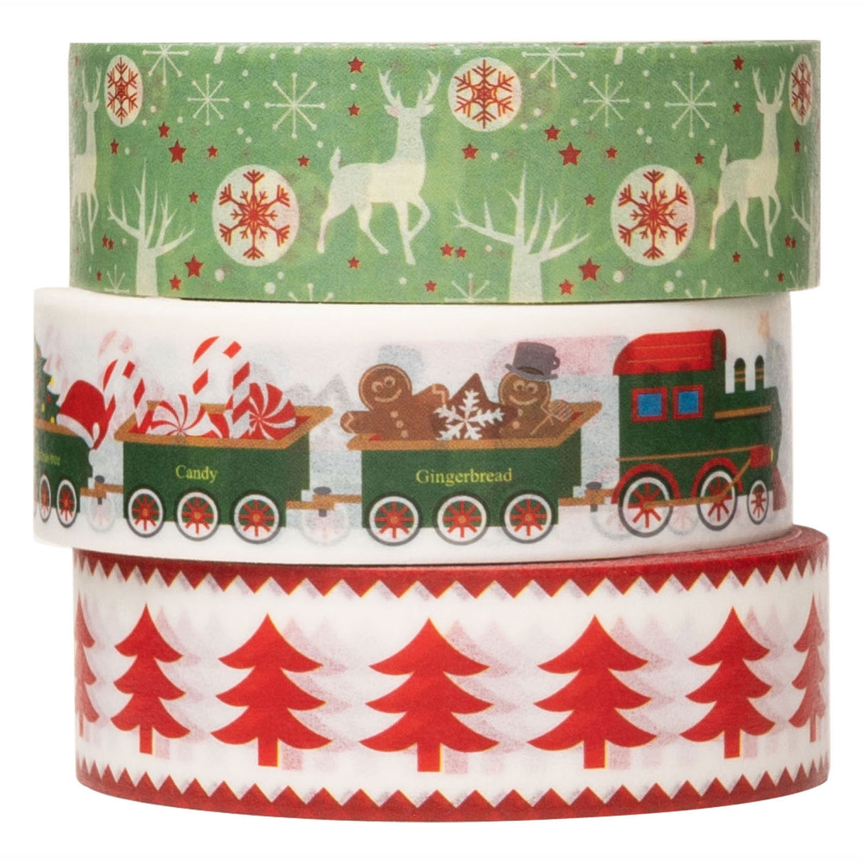 Colorations - Washi Tape Weihnachten 3 Rollen, 5 mtr.