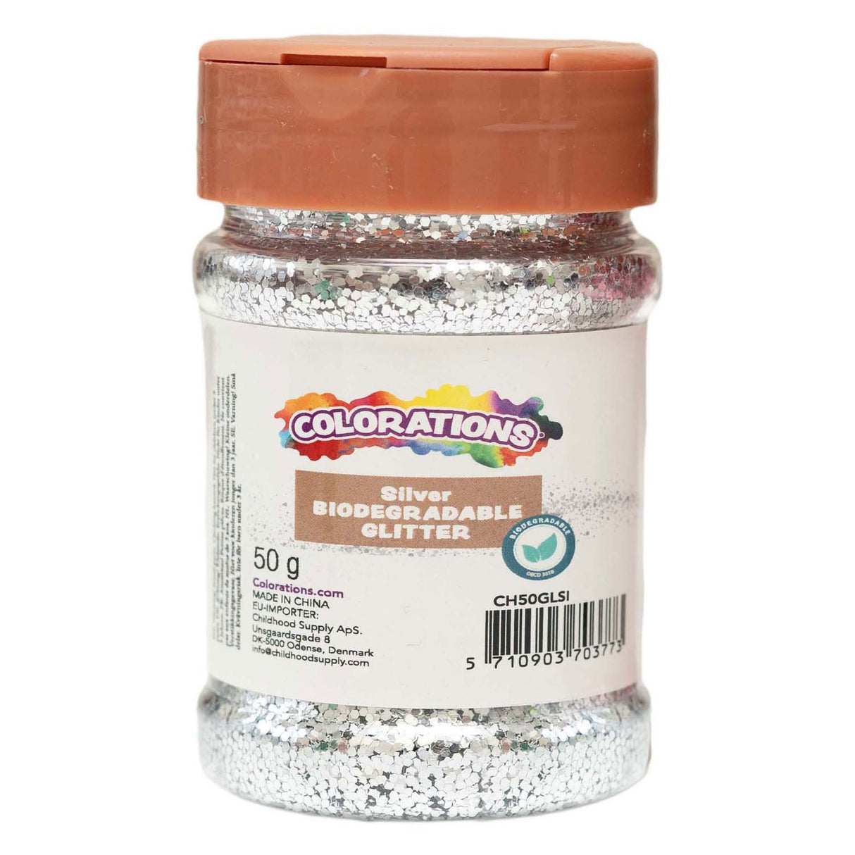 Colorationen - biologisch abbaubares Glitzersilber - 50g