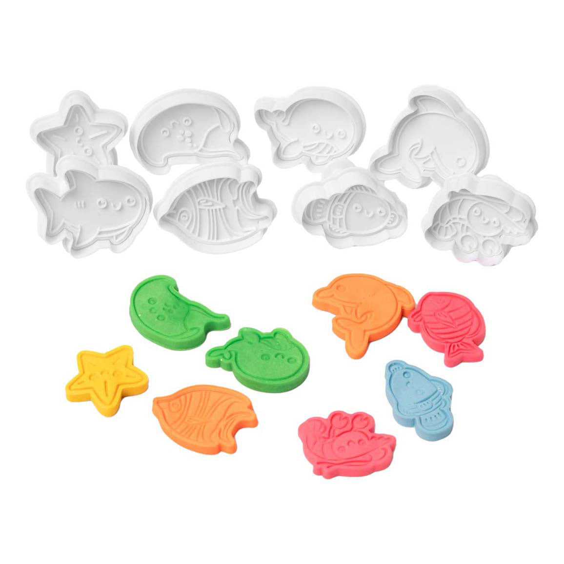 Colorations - Meerestier-Ausstecher, 8-tlg.
