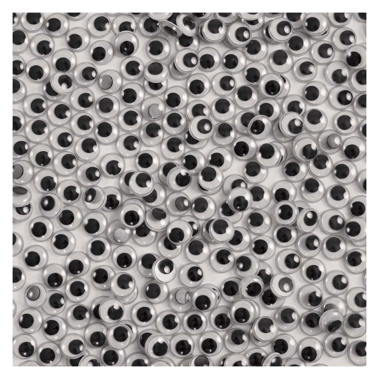 Colorationen - schwarze selbstklebende Kulleraugen, 1000 Stk.