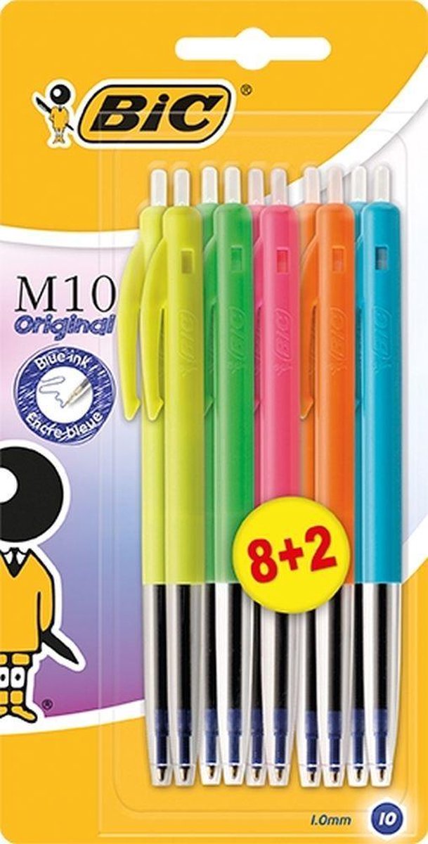Bic Kugelschreiber M10 Farben, limitierte Auflage