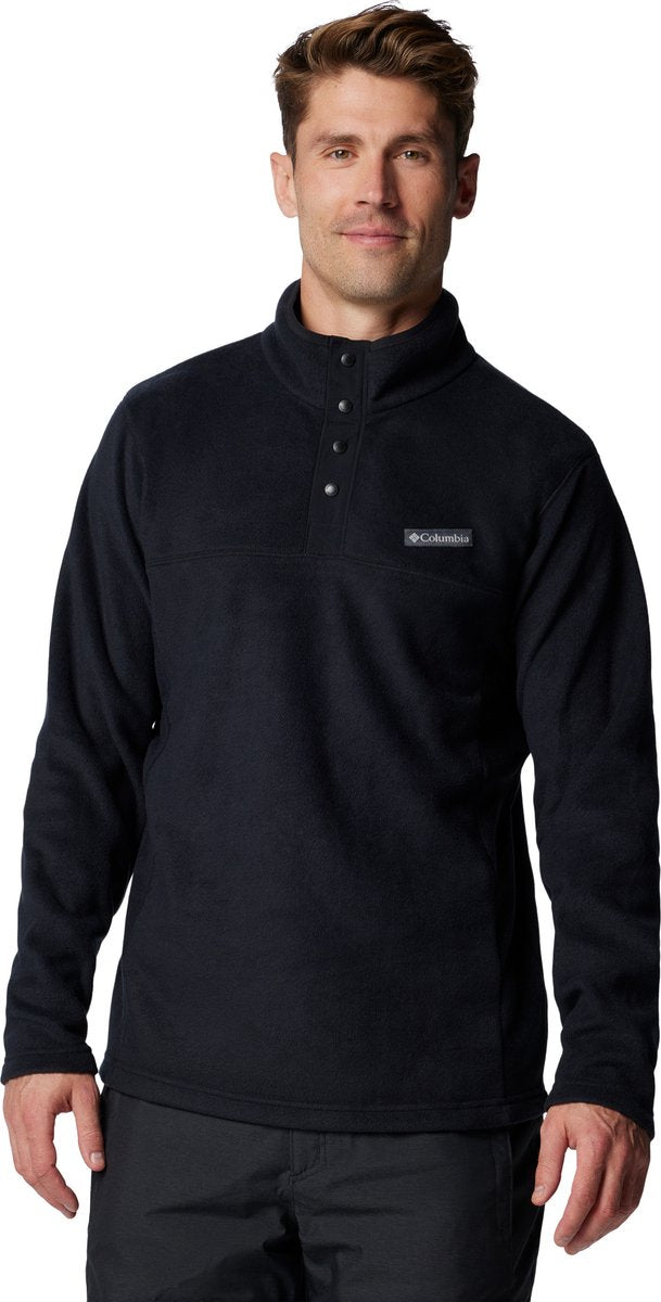 Columbia Steens Mountain™ Half Snap II Herren-Outdoor-Pullover – Schwarz – Größe L
