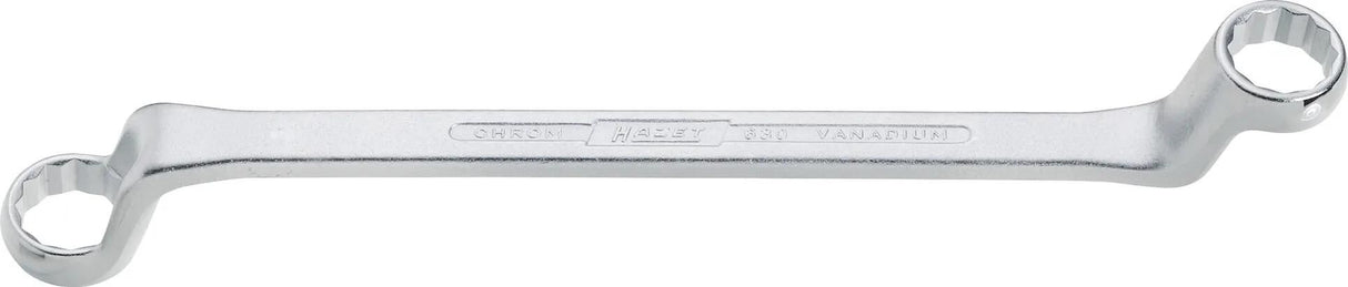 Hazet Doppelringschlüssel 630 Do-Ringschlüssel 14x15mm, tiefballig