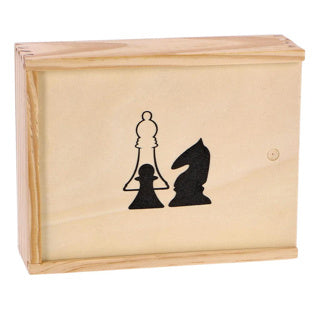 Osa Private Label Schachfiguren in Box 7,7 cm
