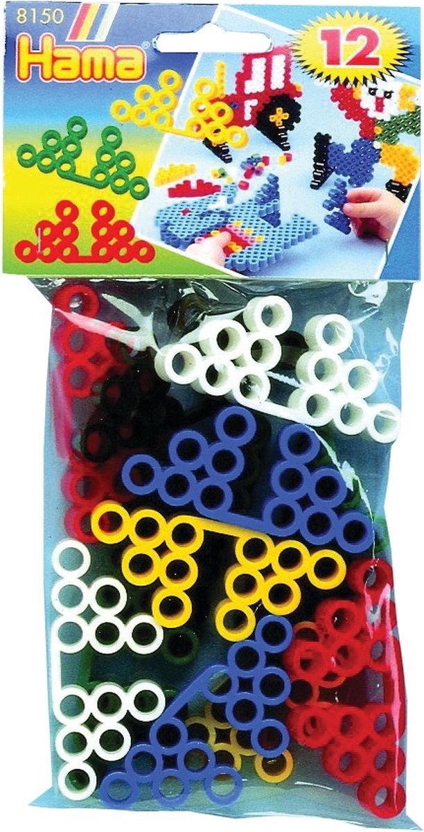 Hama Maxi-Bügelperlen unterstützen 12 Stück