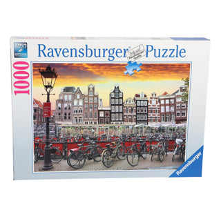 Ravensburger Puzzle Amsterdam Fahrradschuppen 1000 Teile