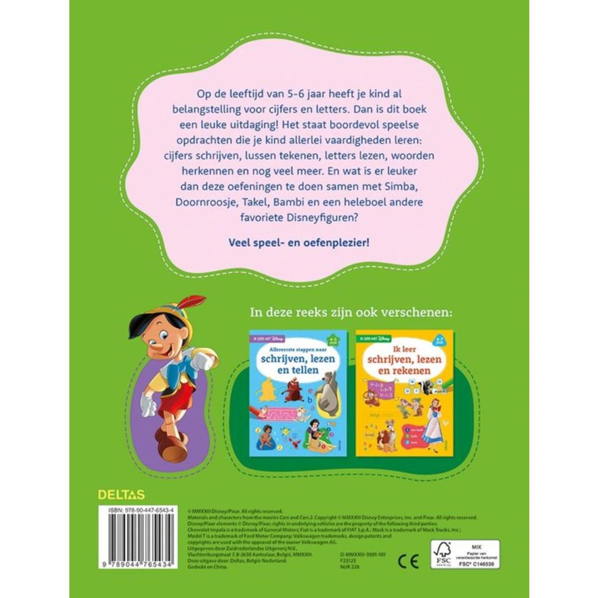 Deltas Disney Ich lerne mit Schreiben, Lesen und Rechnen (5-6 Jahre)