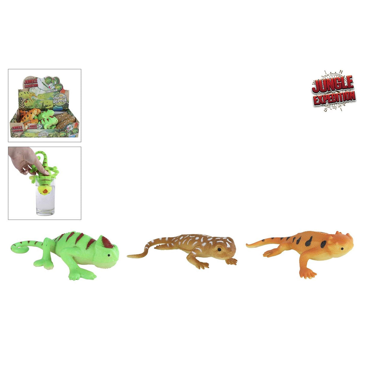Dschungelexpedition Stretchtier 14cm