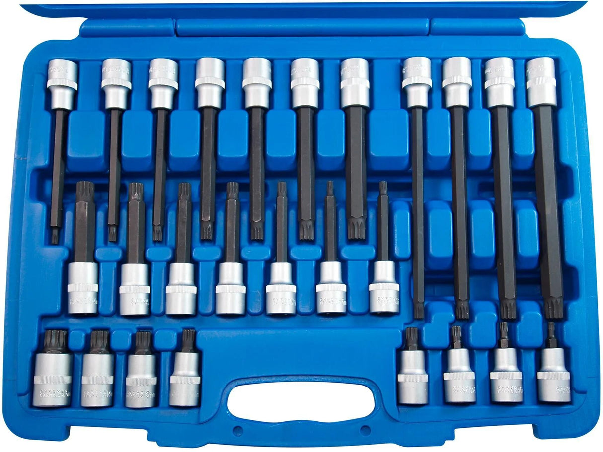 SW Stahl SW-Stahl Steckschlüsselsatz 04424L Schraubendreherbit 1 2 SW-Steel Innen-Multipo