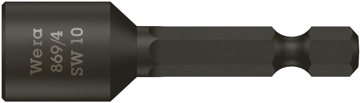 Wera Steckschlüssel 869 4 Biteinsatz 10 mm 869 4 1 4